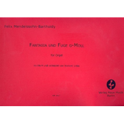 Fantasia und Fuge g-Moll : für Orgel - Felix Mendelssohn-Bartholdy