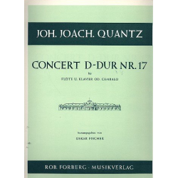 Concert D-Dur Nr.17 : für Flöte -Johann Joachim Quantz