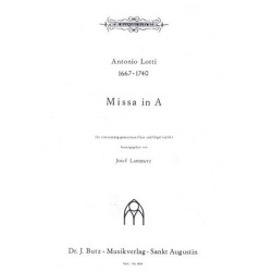 Missa A-Dur : für gem Chor und - Antonio Lotti
