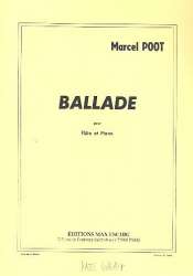 Ballade : für Flöte und klavier - Marcel Poot