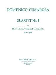 Quartett F-Dur Nr.4 : für Flöte - Domenico Cimarosa