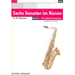 6 Sonaten op.5 Band 2 (Nr.4-6) : für - Georg Philipp Telemann