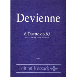 6 Duette op.83 : für 2 Flöten - Francois Devienne