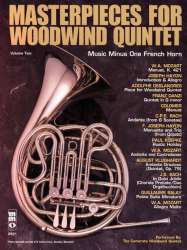 masterpieces for woodwind quintet vol.2 book+CD - Music Minus One