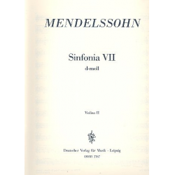 Sinfonia d-Moll Nr.7 : -Felix Mendelssohn-Bartholdy
