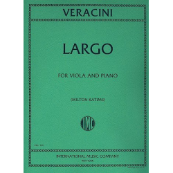 Largo : for viola and piano - Antonio Veracini