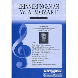 Erinnerungen an W.A. Mozart : - Wolfgang Amadeus Mozart