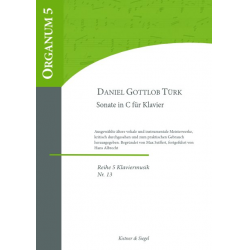 Sonate C-Dur : für Klavier -Daniel Gottlob Türk