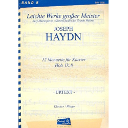 12 Menuette Hob.IX:8 : für Klavier - Franz Joseph Haydn
