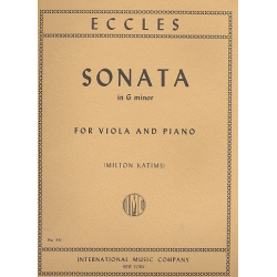 Sonata g minor : for viola and piano - Henry Eccles