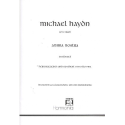 Anima nostra : - Johann Michael Haydn
