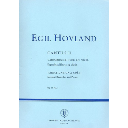 Cantus 2 op.83 no.1 : for descant - Egil Hovland