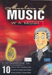 Masters of Music (+CD) : 10 berühmte Titel - Wolfgang Amadeus Mozart