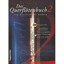 Das Querflötenbuch Band 2 (+CD-ROM) -Klaus Dapper