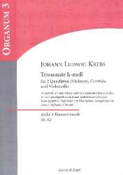Sonate h-Moll : für 2 Flöten und Bc - Johann Ludwig Krebs