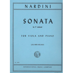 Sonata in f Minor : for viola and piano - Pietro Nardini