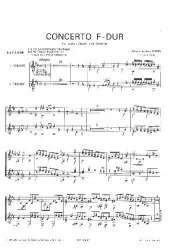 Konzert F-Dur : - Johann Ludwig Krebs
