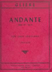 Andante op.35,4 : for oboe and - Reinhold Glière