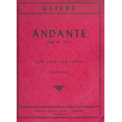 Andante op.35,4 : for oboe and - Reinhold Glière