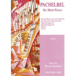 6 short Pieces : for organ - Johann Pachelbel