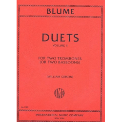 Duets vol.2 : for 2 trombones or - Oskar Blume
