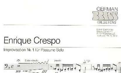 Improvisation Nr.1 : für Posaune solo - Enrique Crespo