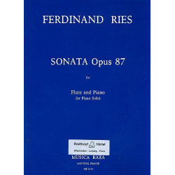 Sonata op.87 : for flute and piano - Ferdinand Ries