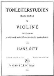 Tonleiterstudien für Violine / Scale Studies for Violin - Hans Sitt