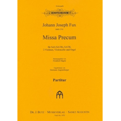 Missa Precum : für Soli, gem Chor, - Johann Joseph Fux