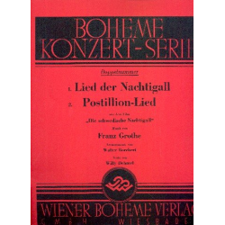 Postillon-Lied  und  Lied der Nachtigall : - Franz Grothe