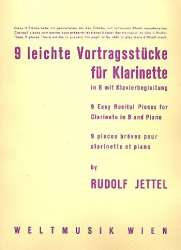 9 leichte Vortragsstücke : - Rudolf Jettel