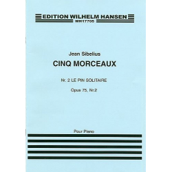 Le pin solitaire op.75,2 : for piano - Jean Sibelius