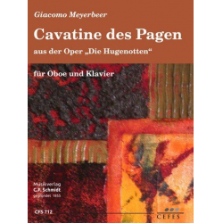 Cavatine des Pagen aus Die Hugenotten : - Giacomo Meyerbeer