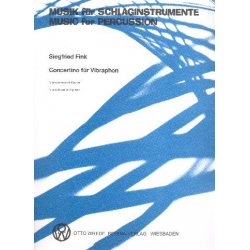 Concertino : für Vibraphon und - Siegfried Fink