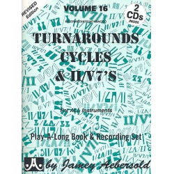 Turnarounds, Cycles and II V 7's (+2 CD's) -Jamey Aebersold