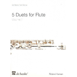 5 Duets vol.2 : for 2 flutes -Roland Kernen