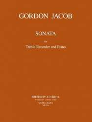 Sonata : for treble recorder and piano - Gordon Jacob