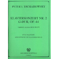 Konzert Nr.2 G-Dur op.44 : - Piotr Ilich Tchaikowsky (Pyotr Peter Ilyich Iljitsch Tschaikovsky)