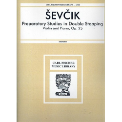 Preparatory studies in double stopping op.9 : - Otakar Sevcik