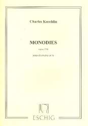 Monodies op. 216 : - Charles Louis Eugene Koechlin