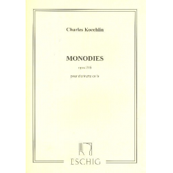Monodies op. 216 : - Charles Louis Eugene Koechlin