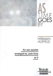 As Time goes by : for 4 saxophones - Herman Hupfeld