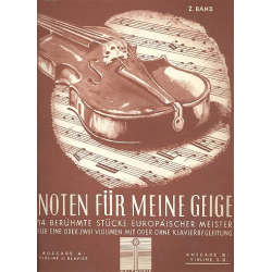 Noten für meine Geige Band 2 Ausgabe B :