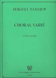 Choral varié : für Klavier - Sergej Tanejew