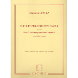 Suite populaire espagnole d'apres - Manuel de Falla