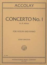 Concerto a Minor no.1 for violin and piano - Jean Baptiste Accolay