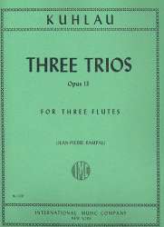 3 Trios op.3 : for 3 flutes - Friedrich Daniel Rudolph Kuhlau