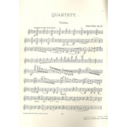 Quartett op.41 : - Robert Kahn