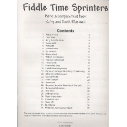 Fiddle time Sprinters - David Blackwell