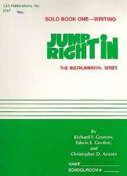 Jump right in Solo Book 1 - Writing - Richard F. Grunow